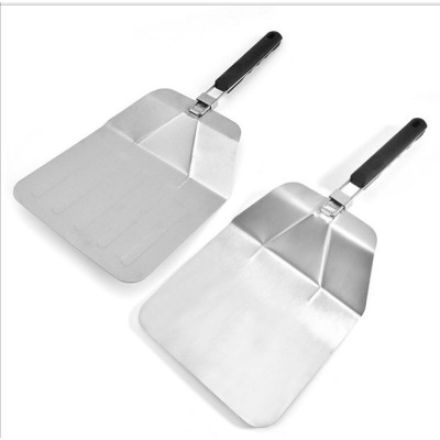 Stainless Steel 10inch  Pizza Peel Pizza shovel pizza tools with Folding Heat Proof Handle