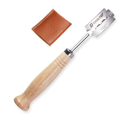 stainless steel bread lame wood with blade