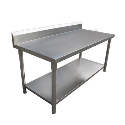 Variety sizes stainless Steel kitchen utility table with locking casters